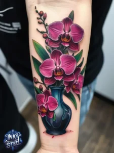 Orchid tattoo ink - Orchid tattoo meaning - Orchid tattoo small - Orchid Tattoo male - Orchid tattoo ideas - Orchid tattoo fine line