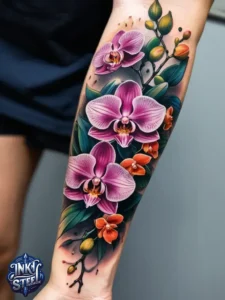 Orchid tattoo ink - Orchid tattoo meaning - Orchid tattoo small - Orchid Tattoo male - Orchid tattoo ideas - Orchid tattoo fine line