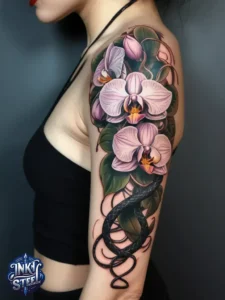 Orchid tattoo ink - Orchid tattoo meaning - Orchid tattoo small - Orchid Tattoo male - Orchid tattoo ideas - Orchid tattoo fine line