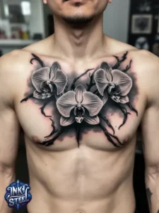 Orchid tattoo ink - Orchid tattoo meaning - Orchid tattoo small - Orchid Tattoo male - Orchid tattoo ideas - Orchid tattoo fine line