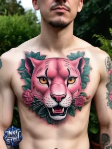 Pink panther tattoos small - Pink panther tattoos meaning - Pink Panther Tattoo ideas - Pink Panther tattoo black and white - Pink Panther tattoo Lil Peep - Flash tattoos Portland - The Birdhouse tattoo