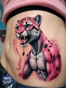 Pink panther tattoos small - Pink panther tattoos meaning - Pink Panther Tattoo ideas - Pink Panther tattoo black and white - Pink Panther tattoo Lil Peep - Flash tattoos Portland - The Birdhouse tattoo