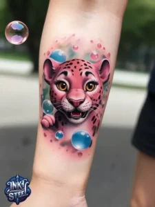 Pink panther tattoos small - Pink panther tattoos meaning - Pink Panther Tattoo ideas - Pink Panther tattoo black and white - Pink Panther tattoo Lil Peep - Flash tattoos Portland - The Birdhouse tattoo