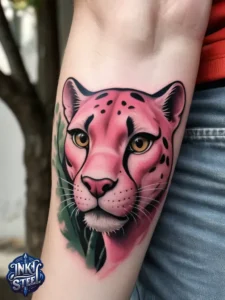 Pink panther tattoos small - Pink panther tattoos meaning - Pink Panther Tattoo ideas - Pink Panther tattoo black and white - Pink Panther tattoo Lil Peep - Flash tattoos Portland - The Birdhouse tattoo