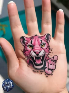 Pink panther tattoos small - Pink panther tattoos meaning - Pink Panther Tattoo ideas - Pink Panther tattoo black and white - Pink Panther tattoo Lil Peep - Flash tattoos Portland - The Birdhouse tattoo