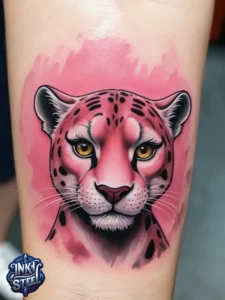 Pink panther tattoos small - Pink panther tattoos meaning - Pink Panther Tattoo ideas - Pink Panther tattoo black and white - Pink Panther tattoo Lil Peep - Flash tattoos Portland - The Birdhouse tattoo