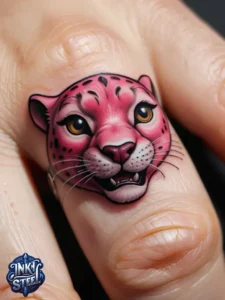 Pink panther tattoos small - Pink panther tattoos meaning - Pink Panther Tattoo ideas - Pink Panther tattoo black and white - Pink Panther tattoo Lil Peep - Flash tattoos Portland - The Birdhouse tattoo