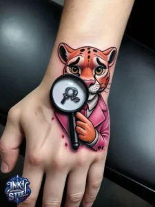 Pink panther tattoos small - Pink panther tattoos meaning - Pink Panther Tattoo ideas - Pink Panther tattoo black and white - Pink Panther tattoo Lil Peep - Flash tattoos Portland - The Birdhouse tattoo