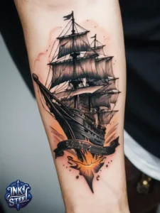 Traditional pirate tattoos - Pirate Tattoos for Men - Pirate tattoos meaning - Pirate tattoos for females - Pirate Tattoos Temporary - Pirate tattoos small