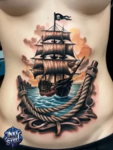 Traditional pirate tattoos - Pirate Tattoos for Men - Pirate tattoos meaning - Pirate tattoos for females - Pirate Tattoos Temporary - Pirate tattoos small