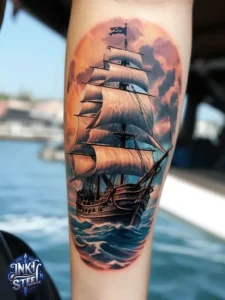 Traditional pirate tattoos - Pirate Tattoos for Men - Pirate tattoos meaning - Pirate tattoos for females - Pirate Tattoos Temporary - Pirate tattoos small