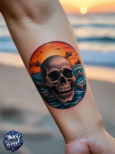 Traditional pirate tattoos - Pirate Tattoos for Men - Pirate tattoos meaning - Pirate tattoos for females - Pirate Tattoos Temporary - Pirate tattoos small