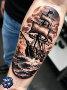 Traditional pirate tattoos - Pirate Tattoos for Men - Pirate tattoos meaning - Pirate tattoos for females - Pirate Tattoos Temporary - Pirate tattoos small