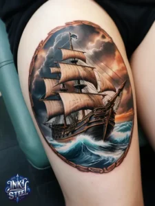 Traditional pirate tattoos - Pirate Tattoos for Men - Pirate tattoos meaning - Pirate tattoos for females - Pirate Tattoos Temporary - Pirate tattoos small