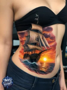 Traditional pirate tattoos - Pirate Tattoos for Men - Pirate tattoos meaning - Pirate tattoos for females - Pirate Tattoos Temporary - Pirate tattoos small