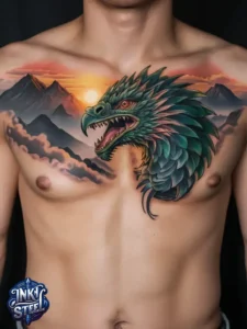 Quetzalcoatl tattoos small - Quetzalcoatl tattoo ideas - Quetzalcoatl tattoo sleeve - Quetzalcoatl tattoo forearm - Quetzalcoatl Tattoo woman - Quetzalcoatl tattoo leg