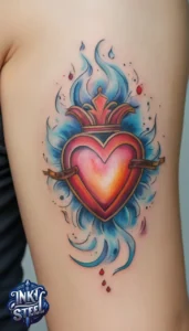 Sacred heart tattoo designs - Sacred heart tattoo small - Sacred heart tattoo meanings - Sacred heart tattoo Traditional - Sacred heart tattoo female