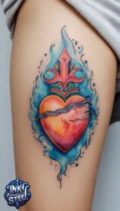 Sacred heart tattoo designs - Sacred heart tattoo small - Sacred heart tattoo meanings - Sacred heart tattoo Traditional - Sacred heart tattoo female