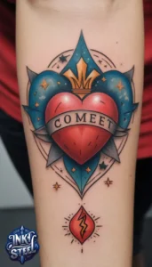 Sacred heart tattoo designs - Sacred heart tattoo small - Sacred heart tattoo meanings - Sacred heart tattoo Traditional - Sacred heart tattoo female