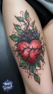 Sacred heart tattoo designs - Sacred heart tattoo small - Sacred heart tattoo meanings - Sacred heart tattoo Traditional - Sacred heart tattoo female