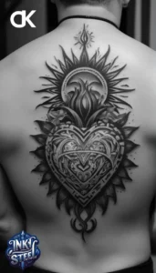 Sacred heart tattoo designs - Sacred heart tattoo small - Sacred heart tattoo meanings - Sacred heart tattoo Traditional - Sacred heart tattoo female