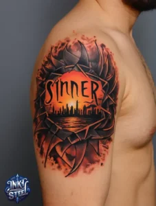 Sinner tattoo meaning - Sinner tattoo ideas - Sinner tattoo neck - Sinner Tattoo font - Sinner tattoo sleeve