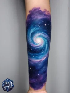 Galaxy tattoo black and white - Galaxy tattoo, Small - Galaxy tattoo minimalist - Galaxy tattoo meaning - Galaxy tattoo ideas - Galaxy tattoos for females