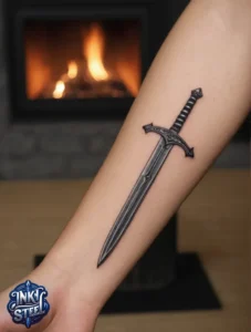 Sword tattoo forearm men - Sword tattoo forearm meaning - Sword tattoo meaning - Sword tattoo forearm female - Small sword tattoo forearm - Sword tattoo Men