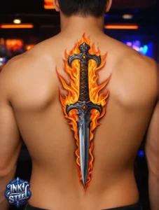 Sword tattoo forearm men - Sword tattoo forearm meaning - Sword tattoo meaning - Sword tattoo forearm female - Small sword tattoo forearm - Sword tattoo Men