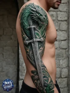 Sword tattoo forearm men - Sword tattoo forearm meaning - Sword tattoo meaning - Sword tattoo forearm female - Small sword tattoo forearm - Sword tattoo Men