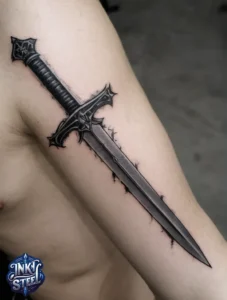 Sword tattoo forearm men - Sword tattoo forearm meaning - Sword tattoo meaning - Sword tattoo forearm female - Small sword tattoo forearm - Sword tattoo Men