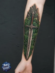 Sword tattoo forearm men - Sword tattoo forearm meaning - Sword tattoo meaning - Sword tattoo forearm female - Small sword tattoo forearm - Sword tattoo Men