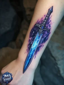 Sword tattoo forearm men - Sword tattoo forearm meaning - Sword tattoo meaning - Sword tattoo forearm female - Small sword tattoo forearm - Sword tattoo Men