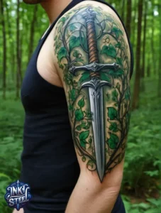 Sword tattoo forearm men - Sword tattoo forearm meaning - Sword tattoo meaning - Sword tattoo forearm female - Small sword tattoo forearm - Sword tattoo Men