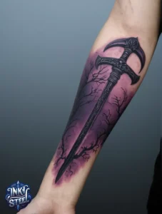 Sword tattoo forearm men - Sword tattoo forearm meaning - Sword tattoo meaning - Sword tattoo forearm female - Small sword tattoo forearm - Sword tattoo Men