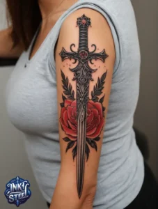 Sword tattoo forearm men - Sword tattoo forearm meaning - Sword tattoo meaning - Sword tattoo forearm female - Small sword tattoo forearm - Sword tattoo Men