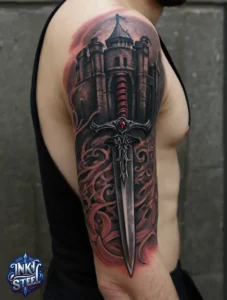 Sword tattoo forearm men - Sword tattoo forearm meaning - Sword tattoo meaning - Sword tattoo forearm female - Small sword tattoo forearm - Sword tattoo Men