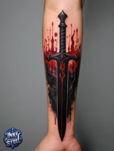 Sword tattoo forearm men - Sword tattoo forearm meaning - Sword tattoo meaning - Sword tattoo forearm female - Small sword tattoo forearm - Sword tattoo Men