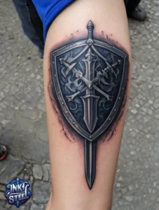 Sword tattoo forearm men - Sword tattoo forearm meaning - Sword tattoo meaning - Sword tattoo forearm female - Small sword tattoo forearm - Sword tattoo Men