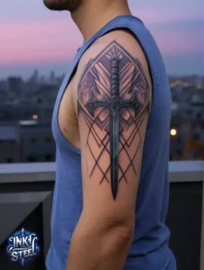 Sword tattoo forearm men - Sword tattoo forearm meaning - Sword tattoo meaning - Sword tattoo forearm female - Small sword tattoo forearm - Sword tattoo Men