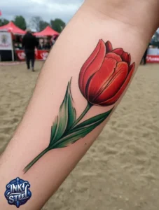 Tulip tattoo meaning - Tulip tattoo small - Tulip tattoos For females - Tulip tattoo male - Tulip tattoo designs - Tulip tattoo black and white