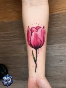 Tulip tattoo meaning - Tulip tattoo small - Tulip tattoos For females - Tulip tattoo male - Tulip tattoo designs - Tulip tattoo black and white